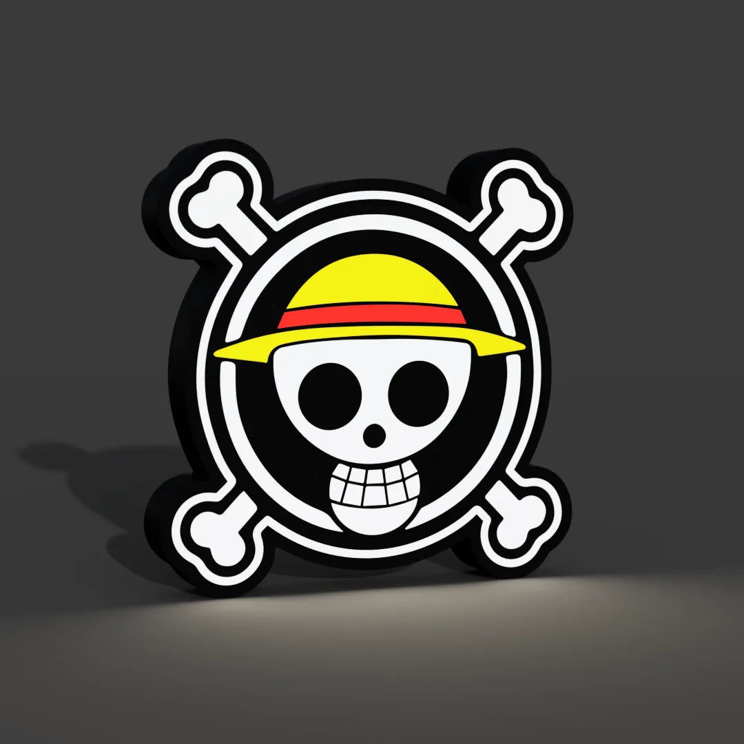 One Piece Luffy Skull