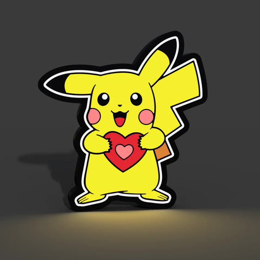 Pikachu Holding Heart